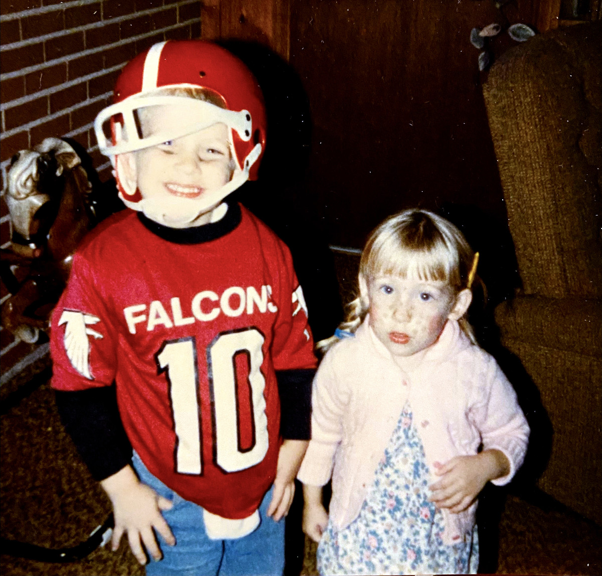 For the author and for the Falcons, there was a time before unrelenting pain.